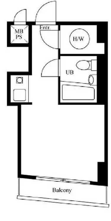 ハイツ芝大門 6階階 間取り