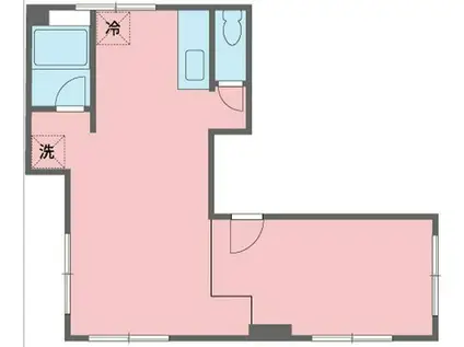 ダイコービル(ワンルーム/1階)の間取り写真