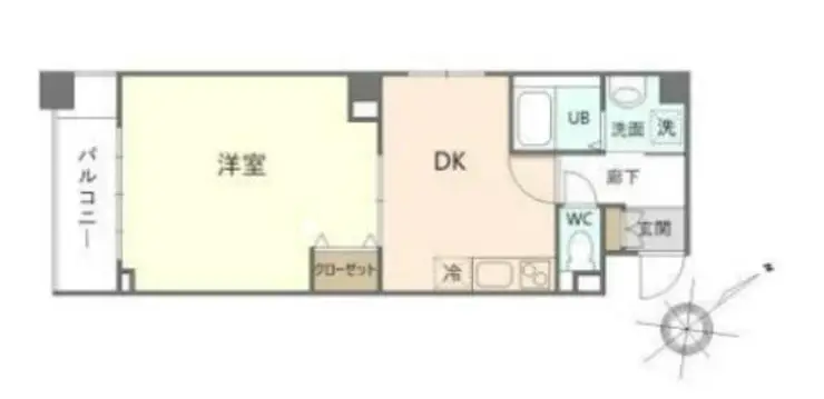 レスポワール佃 3階階 間取り