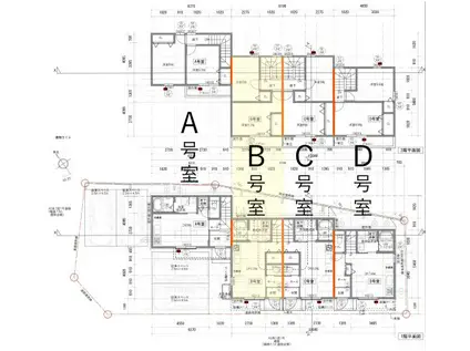 YOUNGFRAUユングフラウ(2DK/1階)の間取り写真