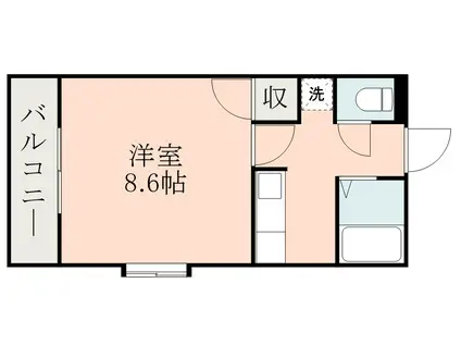 Nフロンティア(1K/3階)の間取り写真