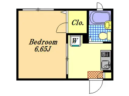N・ビレッジ(1K/2階)の間取り写真