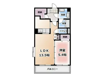 名鉄犬山線 西春駅 徒歩11分 3階建 築20年(1SLDK/3階)の間取り写真