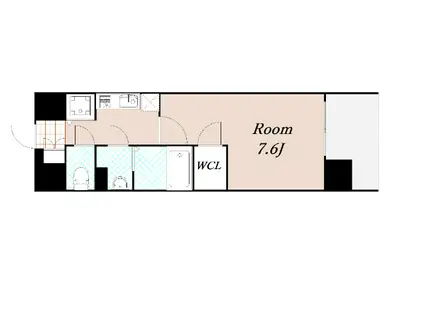 エスリード新大阪レジデンス(1K/8階)の間取り写真