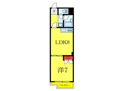 パークサイドマンション松が丘(1LDK/4階)の間取り写真