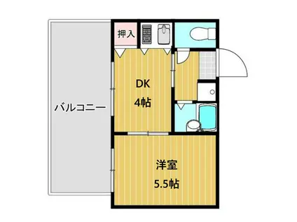 SHOWA EXCEL VIEW KOBE(1DK/5階)の間取り写真
