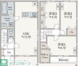 デュレメゾン(3LDK/1階)の間取り写真