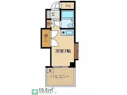 高崎MTビル(1K/7階)の間取り写真