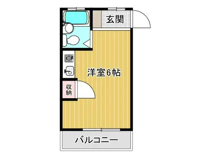 アニーハイム(ワンルーム/1階)の間取り写真