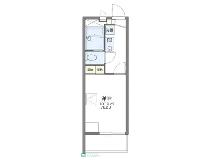 レオパレス湯島(1K/2階)の間取り写真