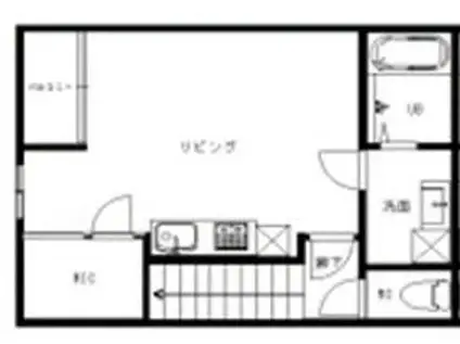 KO-KIN.HOUSE IMARIIII(ワンルーム/2階)の間取り写真