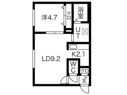 STEADY STATE MOTOMACHI(1LDK/3階)の間取り写真