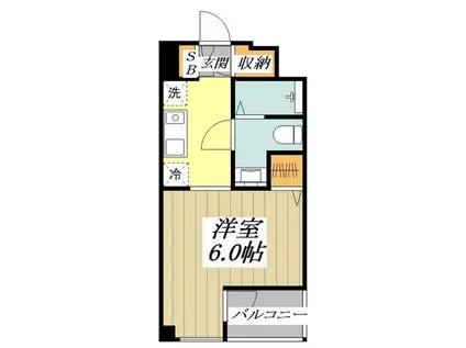 グリーンシード A(2LDK/2階)の間取り写真