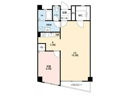 辻野マンション(1LDK/3階)の間取り写真