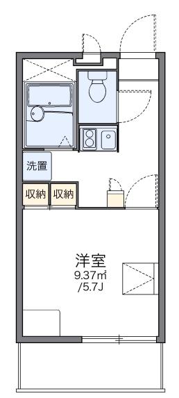 TAKAKURA(1K/2階)の間取り写真