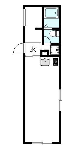 エフプレスト橋場(ワンルーム/4階)の間取り写真