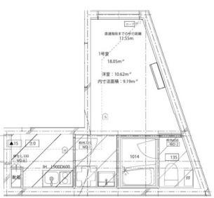 LUDENS練馬II(1K/2階)の間取り写真