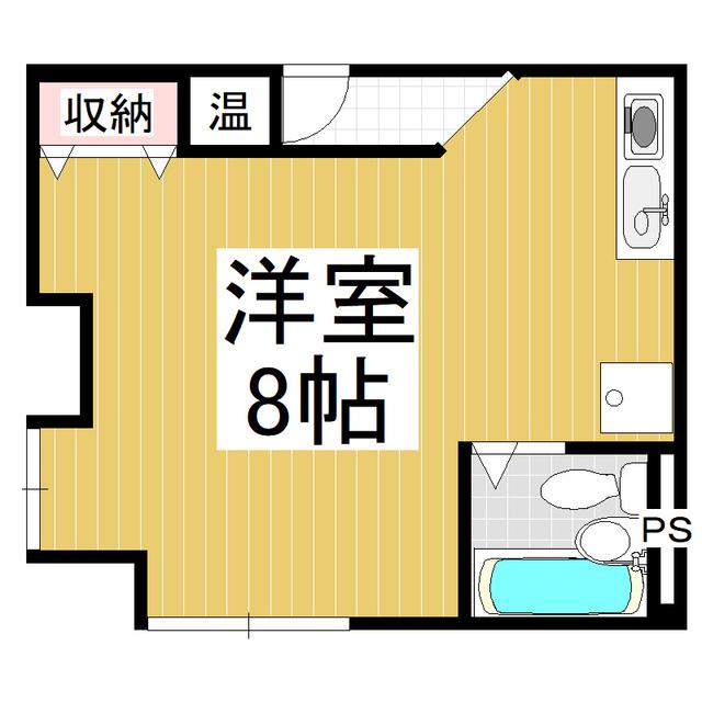 サンコーポHORI(ワンルーム/3階)の間取り写真