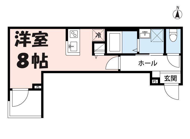 ROBOT HOME日進Ⅱ(1K/3階)の間取り写真