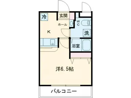 S-FORT玉川学園前(1K/4階)の間取り写真