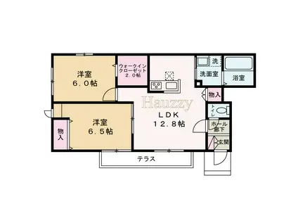 パル・クオーレ(2LDK/1階)の間取り写真