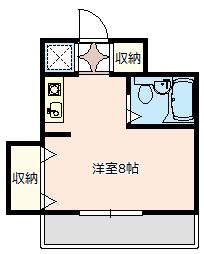 STORCHFIRT(ワンルーム/4階)の間取り写真