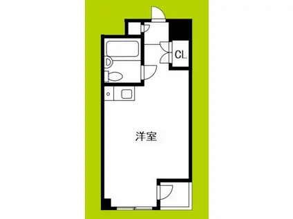 中之島LIVE(ワンルーム/3階)の間取り写真