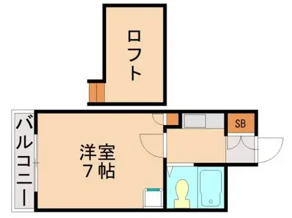 クレスト黒崎(1K/4階)の間取り写真