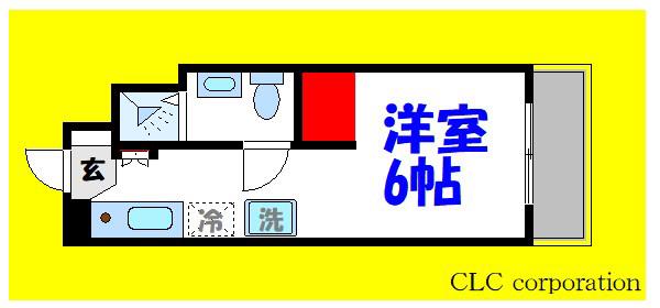 東京メトロ東西線 浦安駅(千葉) 徒歩10分 3階建 築40年(1K/1階)の間取り写真