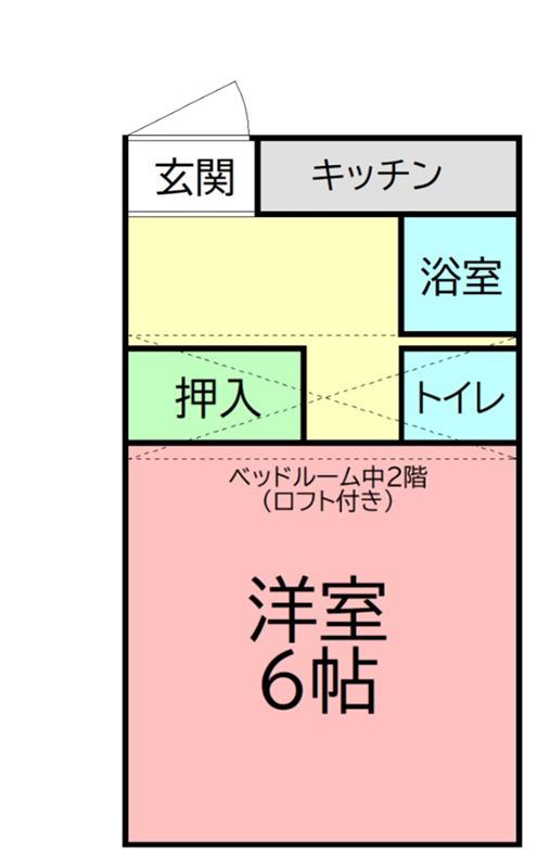 小泉アパート(1K/1階)の間取り写真