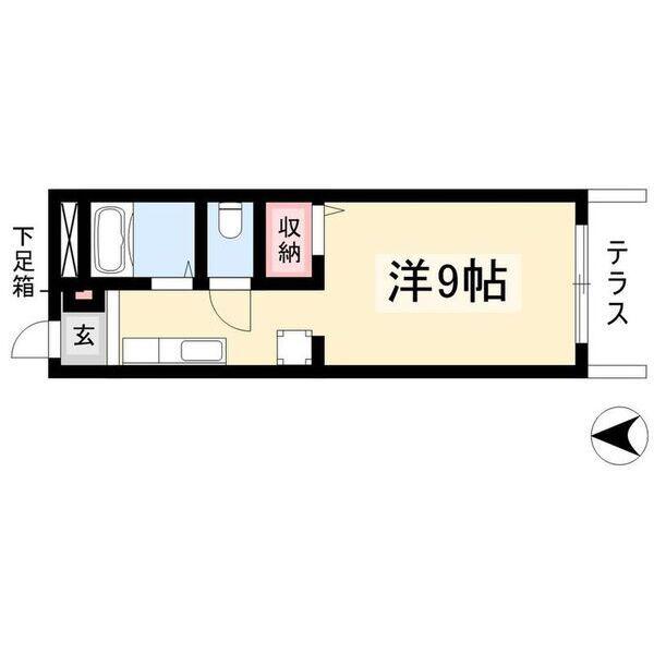 MORINPIA(ワンルーム/1階)の間取り写真