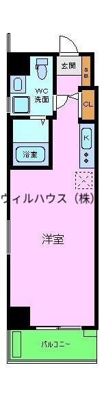 VITA NUOVA堺(ワンルーム/2階)の間取り写真