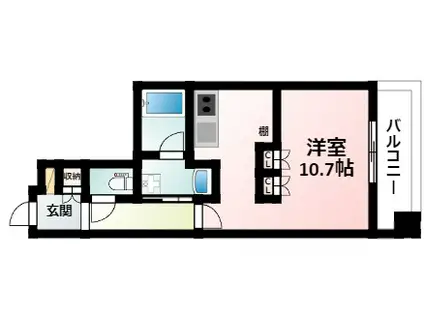 アビティ江坂(ワンルーム/3階)の間取り写真