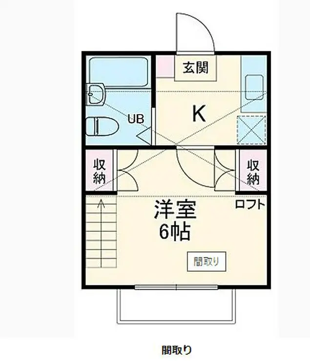 シティパレス上尾5 1階階 間取り