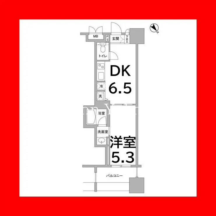 パークフラッツ横濱公園 3階階 間取り