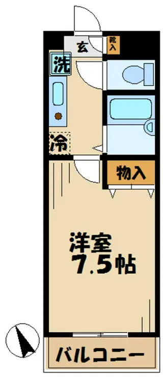 ルピナス5 2階階 間取り