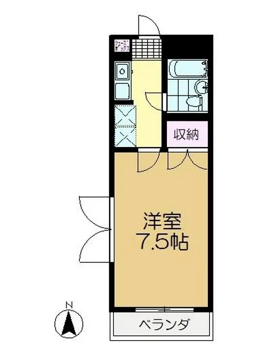 フロイデ佐倉 2階階 間取り