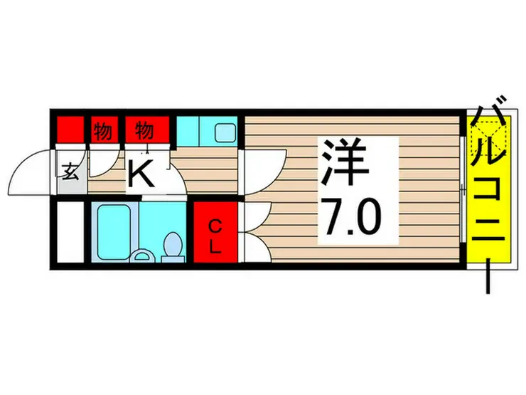 コーポラス藍 4階階 間取り