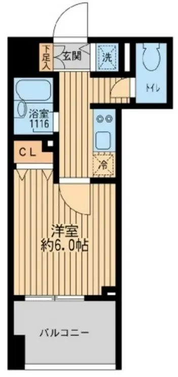 クリオ戸越銀座壱番館 4階階 間取り
