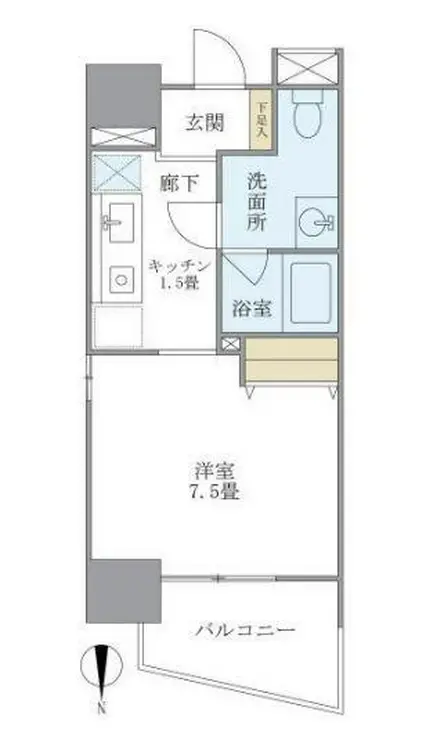 マイプレジール広尾 11階階 間取り