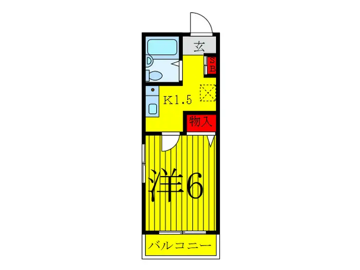 ハイム大田原 3階階 間取り