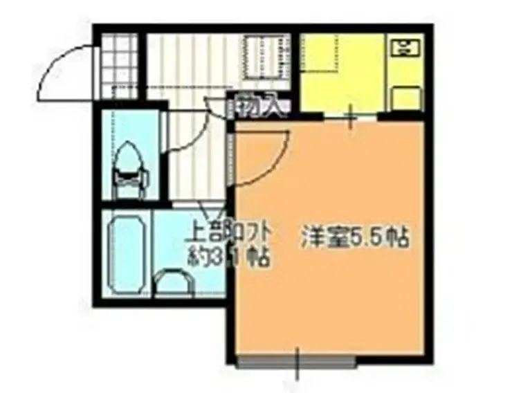 ロフト橋本 2階階 間取り