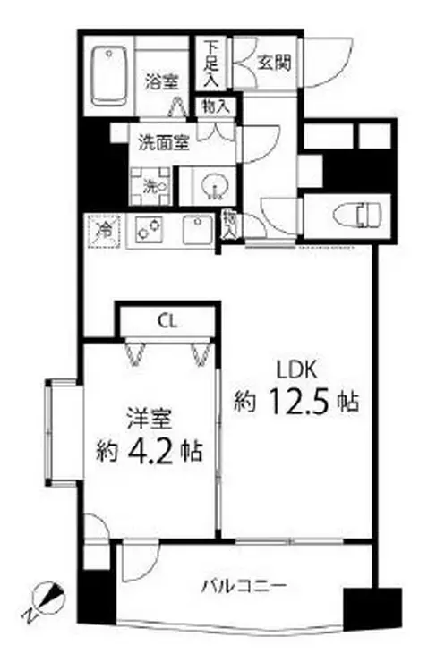 レニール本駒込 5階階 間取り