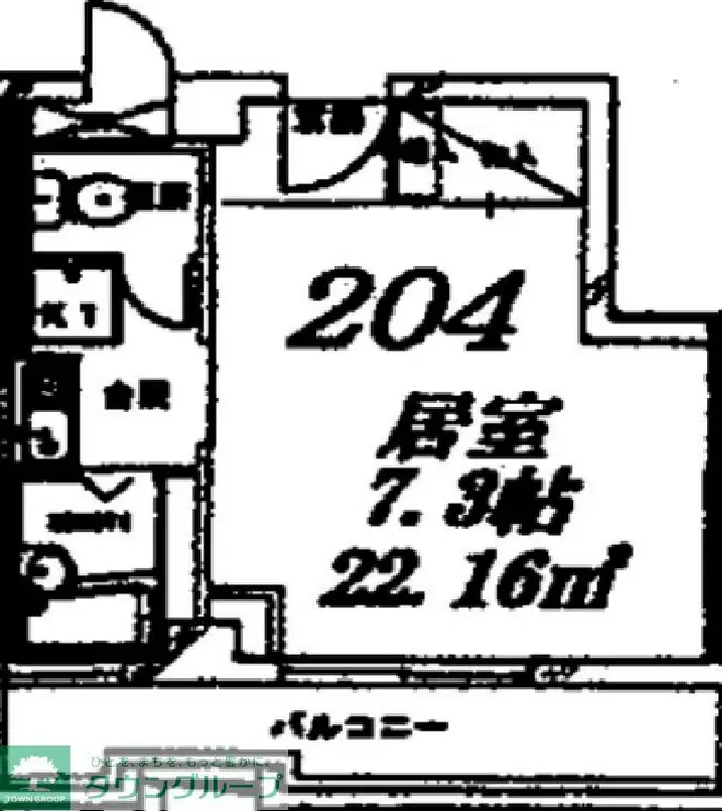 ベルファース川口仲町 1階階 間取り