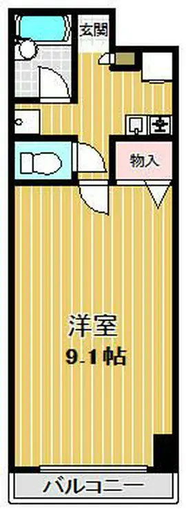 ベリーノ 2階階 間取り