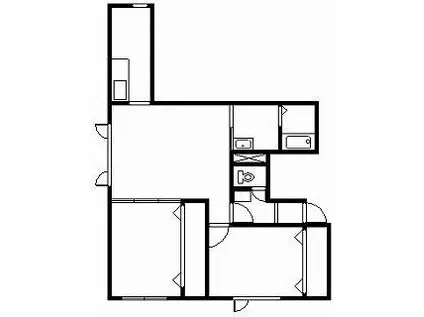 よくなる(2LDK/2階)の間取り写真
