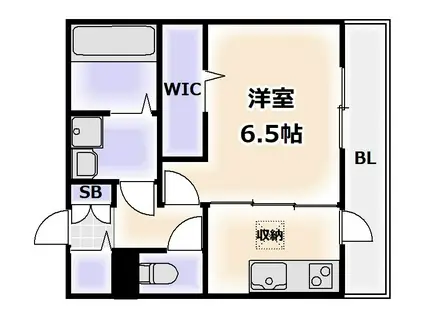 TREBINA AYAKA(1K/1階)の間取り写真