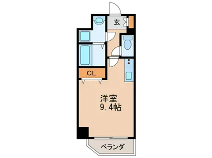 シェモア泉(ワンルーム/5階)の間取り写真