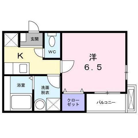 パール メゾン(1K/2階)の間取り写真