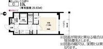 アーバネックス谷町II(1K/11階)の間取り写真
